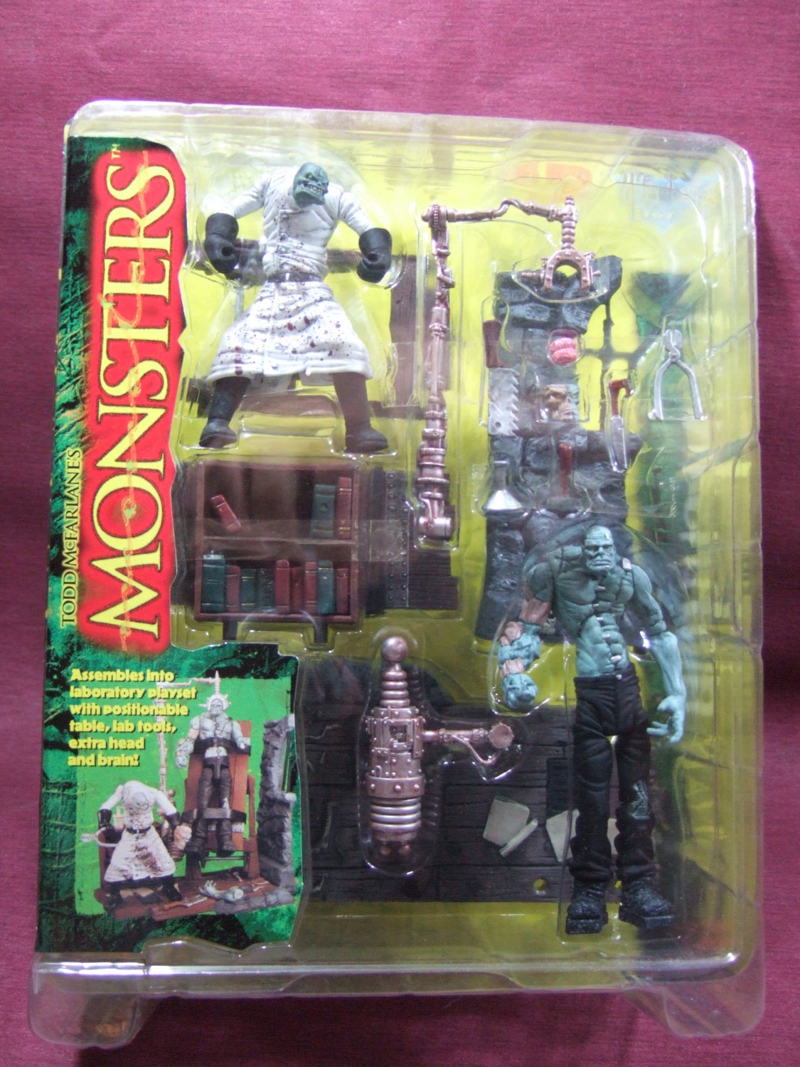 FRANKENSTEIN PLAYSET Todd McFarlane's Monsters 1997 Mcfarlane Toys ...