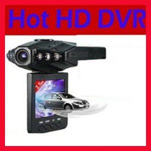 free shipping!! HD Portable DVR With 2.5 TFT LCD Screen Car Recorder