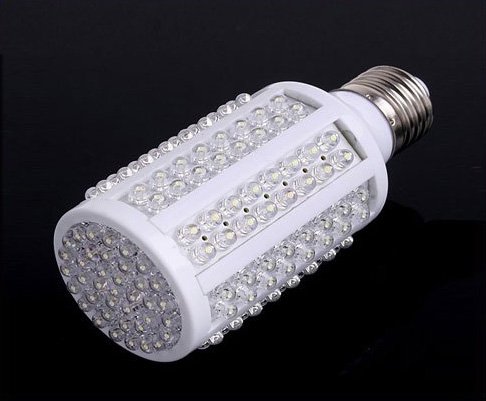 E27 220V 7W 166 White LED Light Bulb Lamp wholesale free shipping