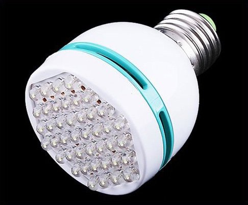 Hot Sell 25pcs/Lots E27 3W 42 LED White Light Screw Bulb Energy Saving Lamp Free Shipping