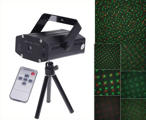 Multicolor Moving Party Stage LED Laser Light Projector Free Shipping