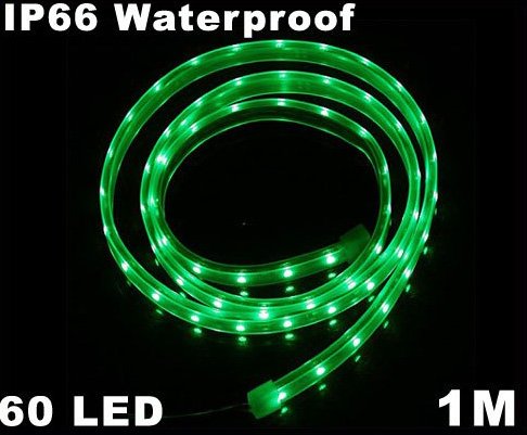 IP66 Waterproof 1M SMD 3528 60 LED Strip Light Free Shipping Retail