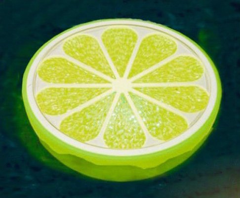 5pcs/lot Mini Lovely LED Colorful Orange Night Light (Green) Free shipping