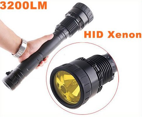 35/28W 3200LM Ultra-Bright HID Xenon Flashlight Torch Free Shipping Dropshipping