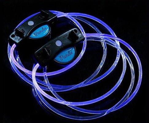 LED Light Up Shoelaces Flash Shoestrings Blue 5sets/lot Free Shipping
