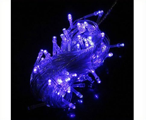 100 LED 10m String Light Party Wedding Blue 10pcs/lot Free Shipping
