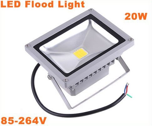 Pure White 20W Outdoor Landscape Lamp LED Flood Light 3pcs/lot Free Shipping