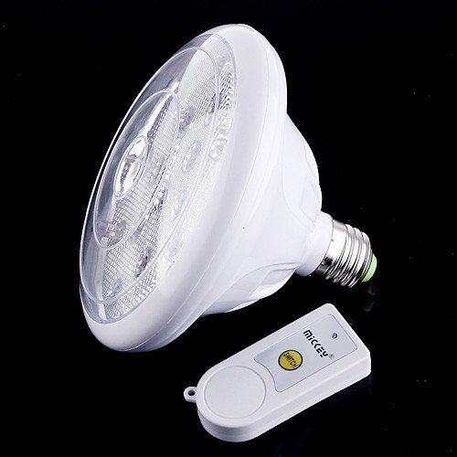Rechargeable Emergency LED Light Lamp 3W E27 LED Light with Remote Control Free Shipping