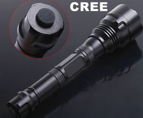 3 Mode Adjustable Focus Zoom CREE LED Flashlight LED Torch Light Torch Flashlight