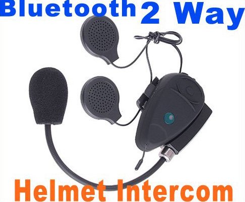 Hot Intercom Hand free Bluetooth Interphone 2-Way Motocycle Helmet Intercom free shipping