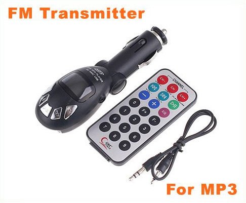 Hot sale Car mp3 Usb with FM Transmitter remote control Car MP3 player with SD MMC SLOT