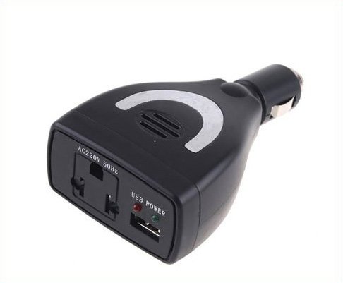Car inverter charger 75W Car Power Inverter Charger DC 12V to AC 220V USB 5V car charger