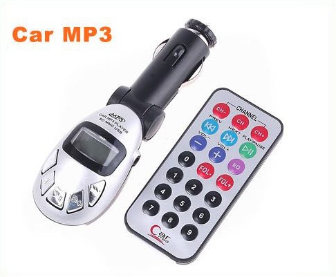 Cheap Car MP3 Car MP3 player USB FM Transmitter remote control with SD MMC SLOT