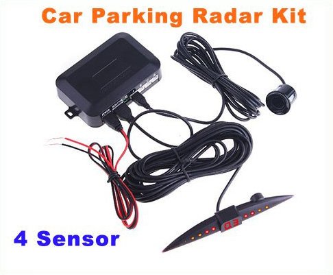 LED Car Backup Reverse Radar with 4 Parking Sensors car parking sensor