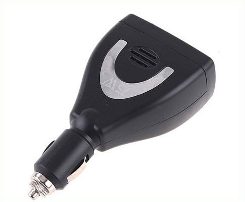 75W Car Power Inverter Charger DC 12V to AC 220V USB 5V car charger