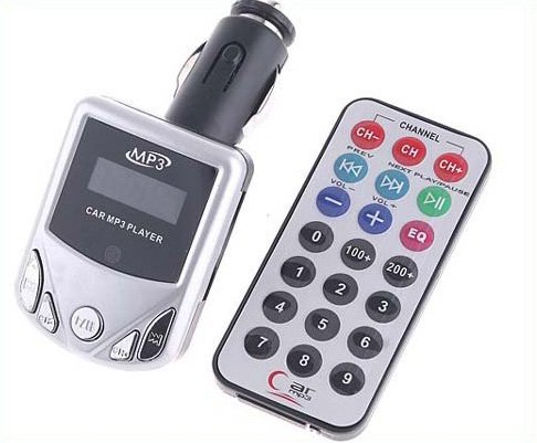 Car FM Transmitter MP3 USB SD w/ Remote Control
