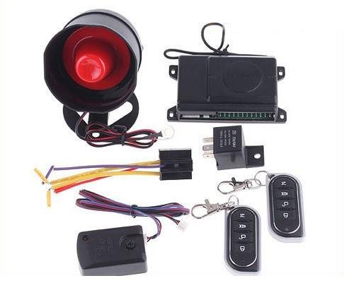 Best Car alarm system 1-Way Car Alarm Security System with Remote Control free shipping