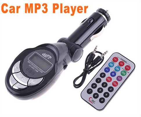 Car MP3 Player/ FM Transmitter/Car FM transmitter with Remote Control free shipping