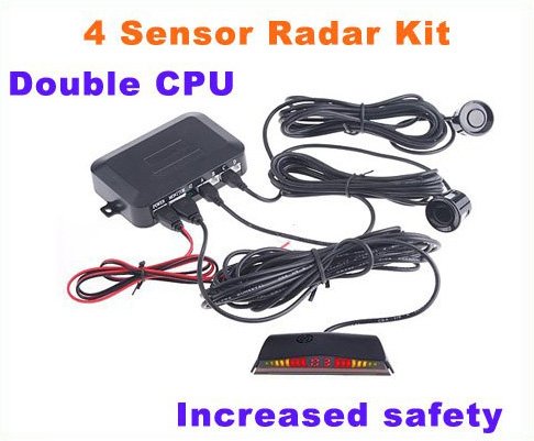 Car Backup Reverse Radar Kit/car reversing/auto sensor parking systems free shipping