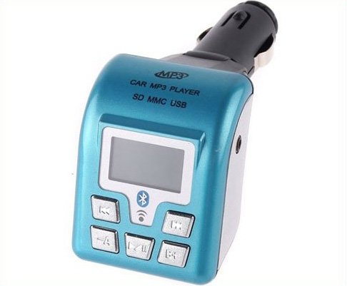 Car MP3 Player Bluetooth Wireless FM transmitter + remote control USB SD/MMC Slot