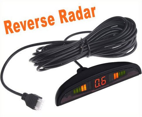 LED Car Parking sensor Parking Reverse Backup Radar with 4 Sensors