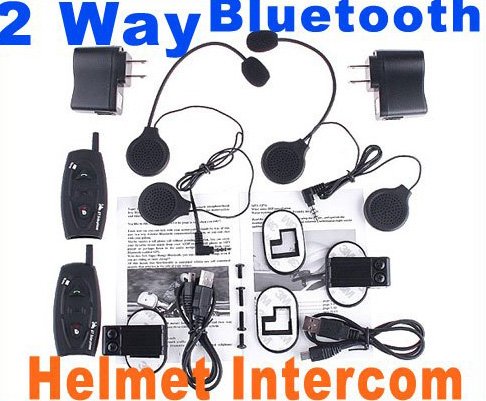 Hot intercom Bluetooth intercom Hand free Bluetooth Interphone 2-Way Motocycle Helmet Intercom
