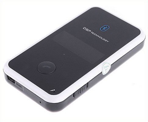 Solar-Powered Handsfree Bluetooth Car Kit Speakerphone LCD with caller ID Free Shipping