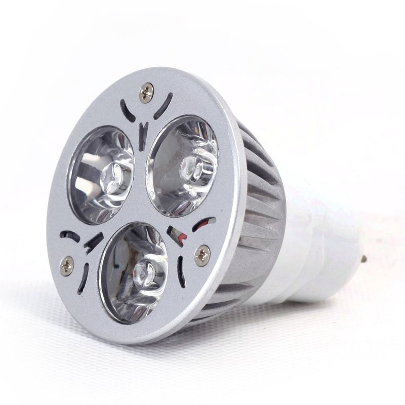 3*1W 300LM Cold White Light 3 LED Bulb 20pcs/lot Free Shipping