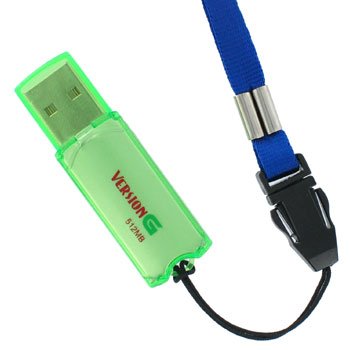 VERSION G 512 MB USB FLASH DRIVE