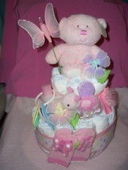 Macy Baby Cakes Girls Sweet Baby Collection Diaper Cakes--rattles, socks, johnson baby & more