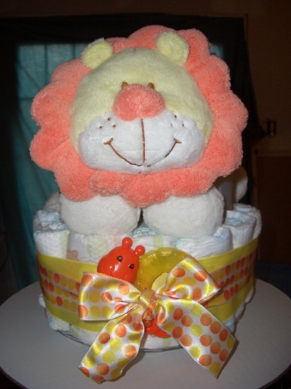 Macy Baby Cake Cute Lion Diaper Cakes