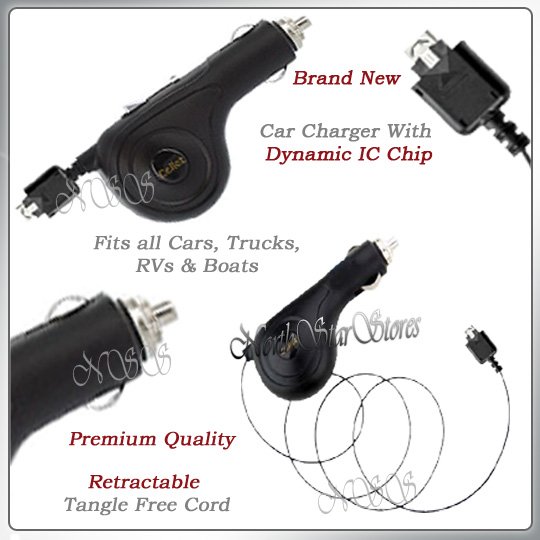 for LG SCOOP AX 260 AX260 UX260 CELL PHONE CAR CHARGER