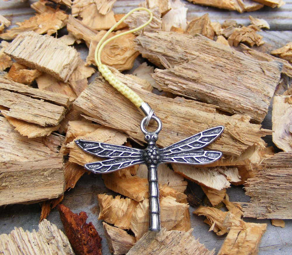 Handcrafted Zipper Pull Geocaching SWAG - dragonfly