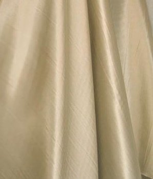 Almond-color silk, by the yard