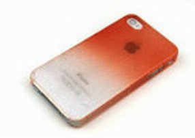 Raining Parttern Case for iPhone 4 - Orange