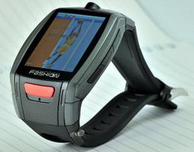 Wrist Watch Cell Phone Quad Band with Touch Screen Bluetooth Camera FM