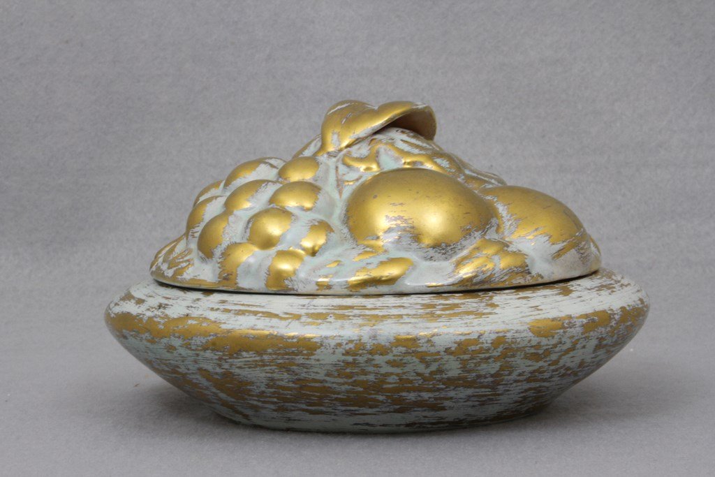 Vintage Stangl Pottery Fruit Dish Motif Granda Gold Dish 5180 Vintage