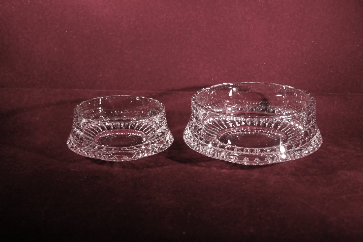 Vintage Crystal Dishes Athena Pattern Clear Stunning Collectibles