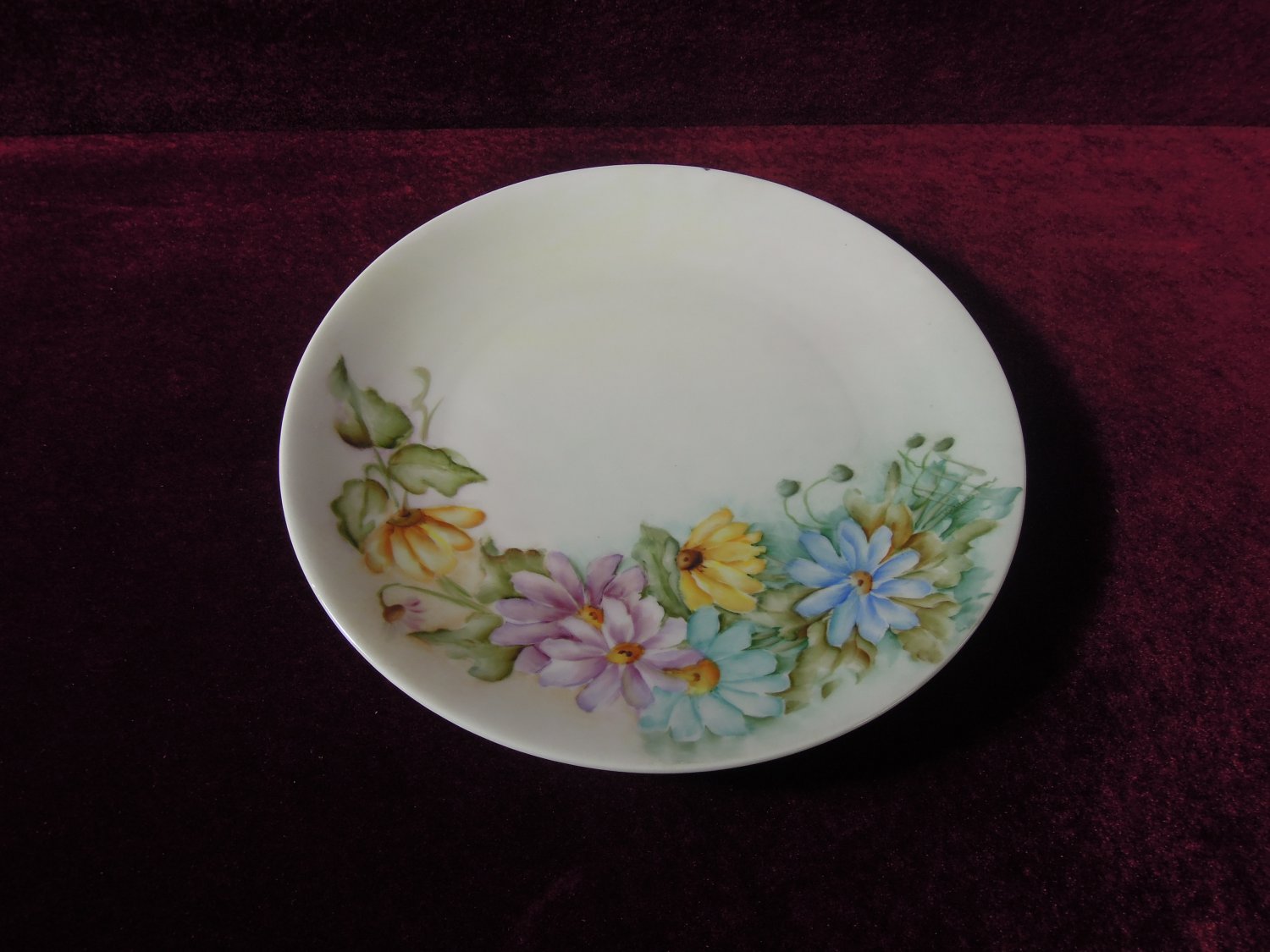 Bareuther Bavaria Charger Plate Floral Signed Germany