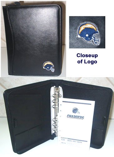 Wholesale 10 San Diego Chargers Leather Embroidered Organizers