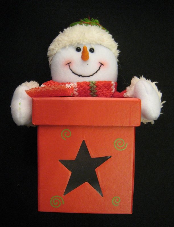Christmas item - Snowman Gift Box (Square)