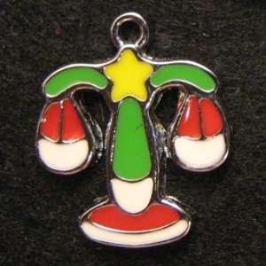 Libra Pendant (Red/Green)