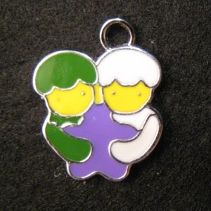 Gemini Pendant (Green/White)