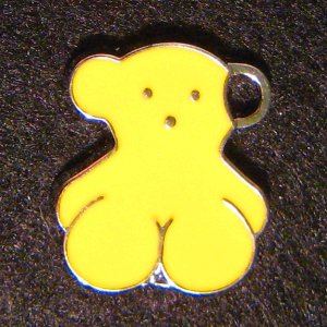 Bear Pendant (Yellow)