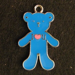 Bear Pendant (Blue)