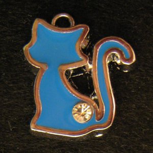 Cat Pendant (Blue)