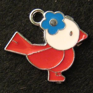 Bird Pendant (Red)