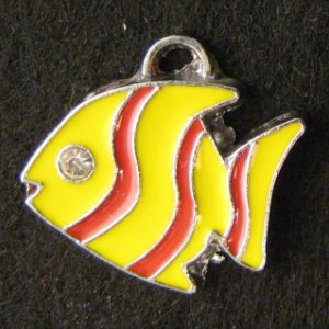 Fish Pendant (Yellow/Red)