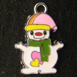 Snowman Pendant (Green)