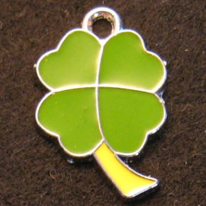 Lucky Clover Pendant (Green/Yellow)
